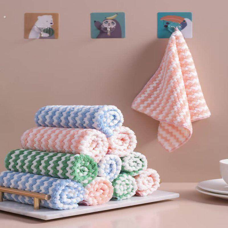 家用加厚不沾油抹布洗碗布强吸水易清洗百洁布珊瑚绒去污抹布,家庭/个人清洁工具,厨房擦手巾,淘宝优惠券,粉丝福利购,淘宝优惠卷