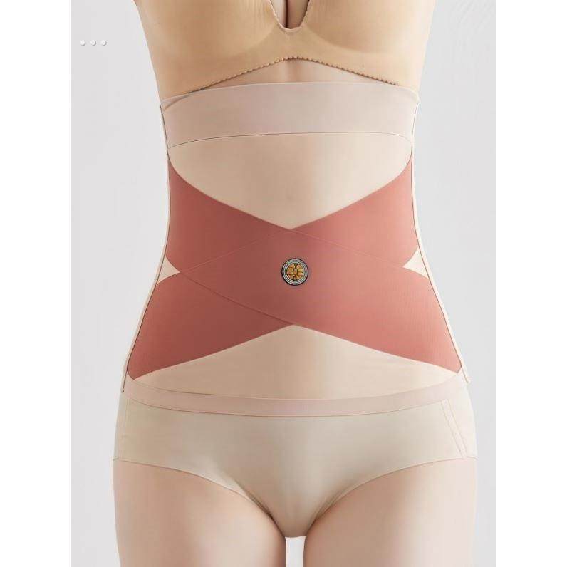 收腹带夏季薄款女士产后束腰神器收小肚子强力冰丝无痕塑身束缚带