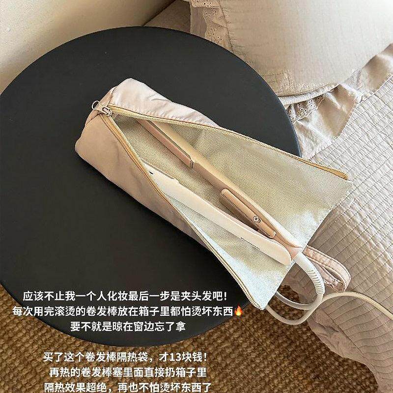 厂家直销卷发棒隔热袋收纳袋防烫小型旅行可携式防水耐高温多功能