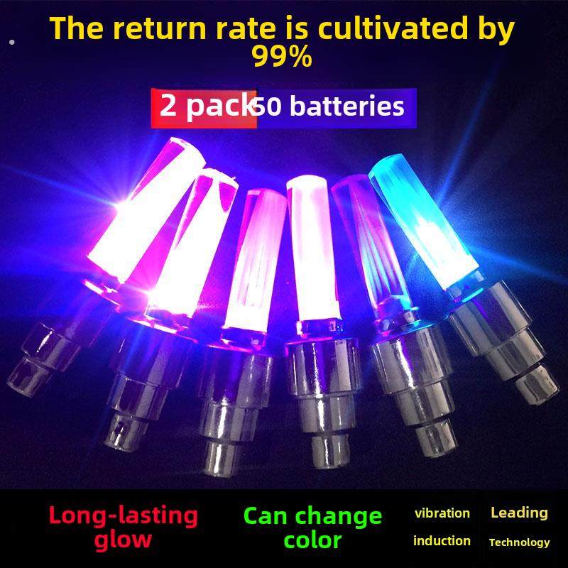 采购产品自行车气门灯，彩色传感器振动，摩托车，电动车，山地车