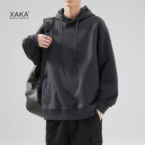 XAKA连帽卫衣秋季宽松青春流行