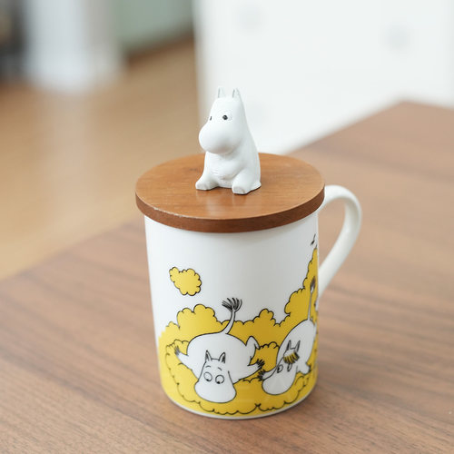 日本山加商店姆明卡通杯盖子