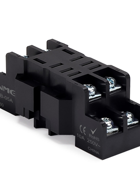 恩爵ENMG导轨式中间继电器底座SH2B-05A大2组宽8脚适用 LJQX-13F