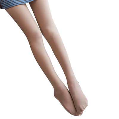 自然裸感光腿神器不勾丝连裤袜