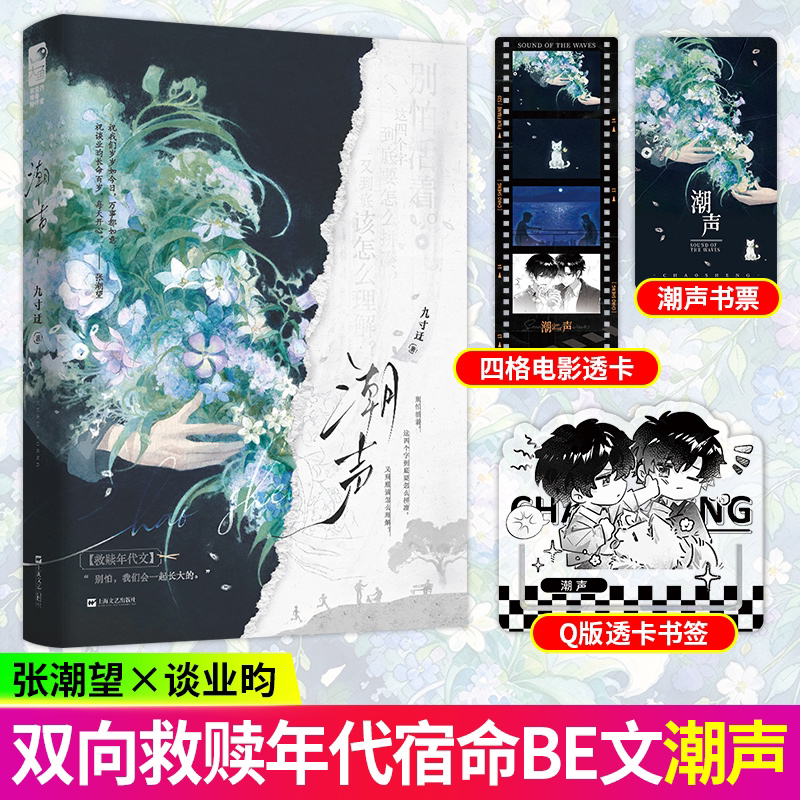 【全新正版】潮声 九寸迂著 张潮望×谈业昀 连载原名:《白事》 青春双向救赎意难平be文 实体出版小说