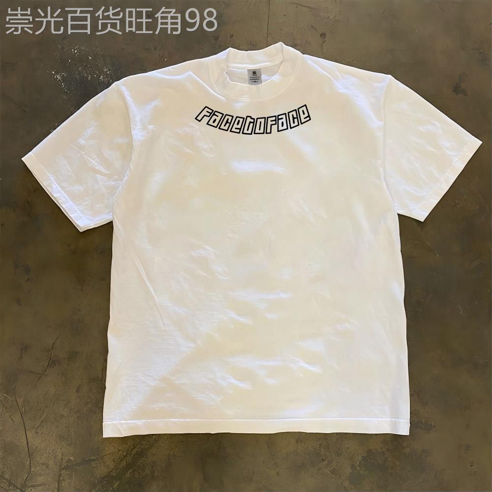 潮牌2026纯棉 潮款个性设计印花T恤夏季短袖男女同款圆领宽松休闲