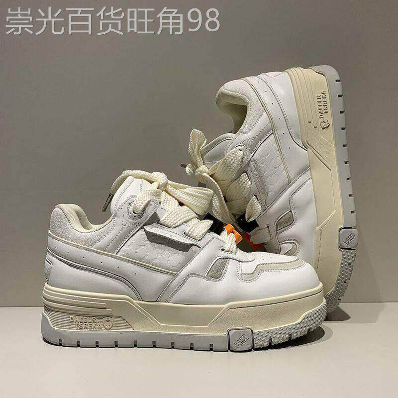 喜欢这种舒适~CKL Backup!情侣新款气质休闲鞋男女韩版百搭小白鞋