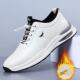 香港潮牌男鞋 透气多功能轻便步行白鞋 真皮防水皮鞋 休闲运动时尚