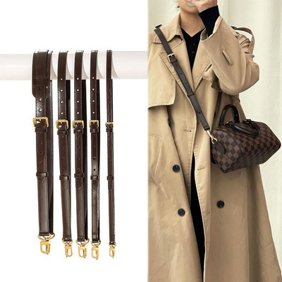 适用speedy20/25/30肩带改造真皮包带斜挎带替换包包带子替换斜挎