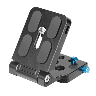 快捷一键切换相机L型横竖拍折叠快装板通用单反微单抖音直播三脚架90度竖屏板适用索尼ZEV10佳能R50 R62尼康