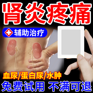 肾炎茶肾小球蛋白尿血尿特专用效水肿穴位膏药贴肾囊肿搭康复片YF