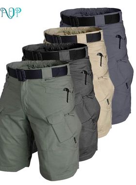 Men Classic Tactical Shorts Upgraded Waterproof Quick Dry Mu