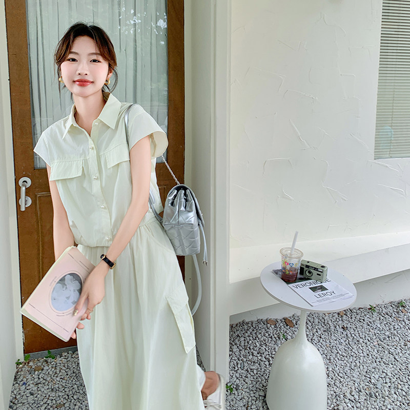 【档口现货】珍珠扣两件套连体裙222-6619-P125-K188,女装套装/套裙,浙宝222（原006）