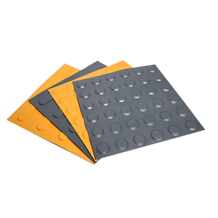 30CM盲道板盲人行道指路砖PVC盲道板盲道砖防滑盲道条商场地铁