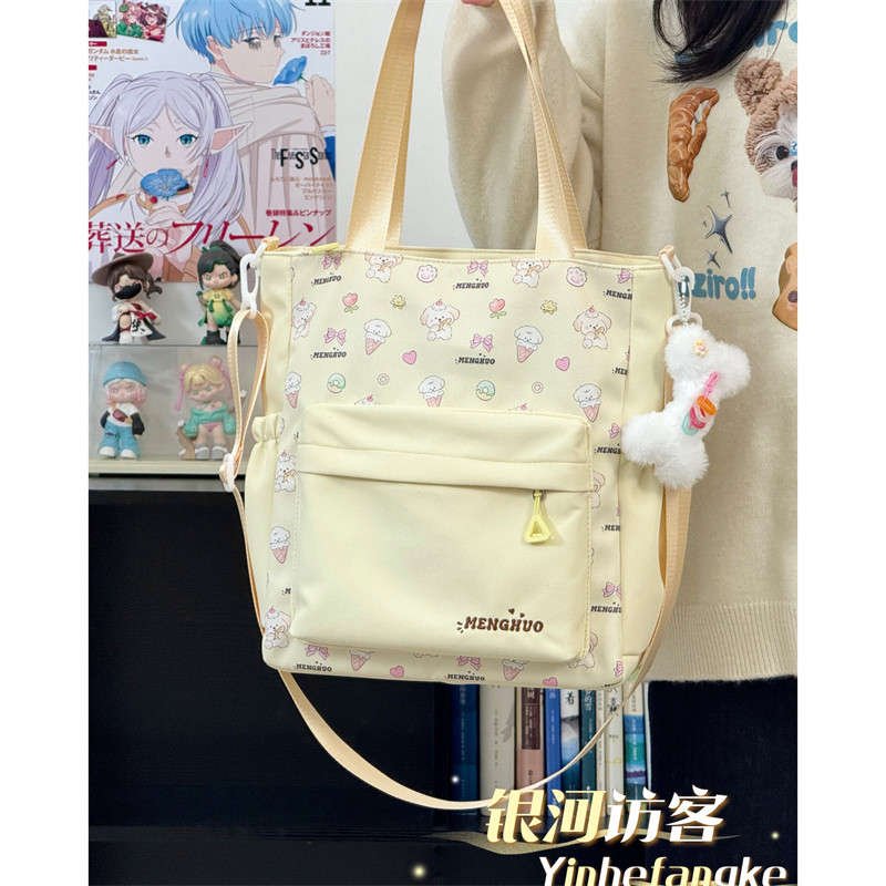 日系学院可爱包包女新款软萌卡通学生单肩包休闲百搭少女斜挎包