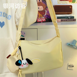 休闲包包女小众设计感百搭ins简约少女单肩包韩版通勤学生斜挎包