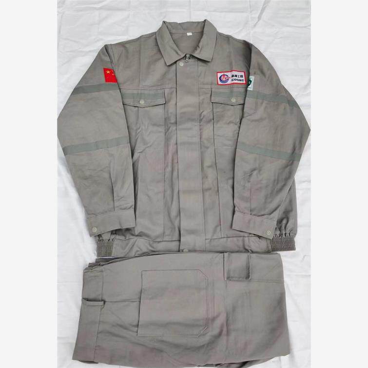中海油纯棉工作服男船厂