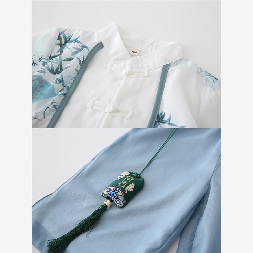 儿童古风中秋汉服套装秋
