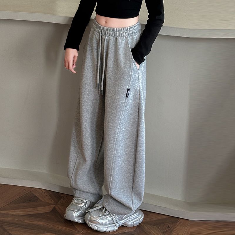 女童直筒宽松休闲运动裤春秋新款