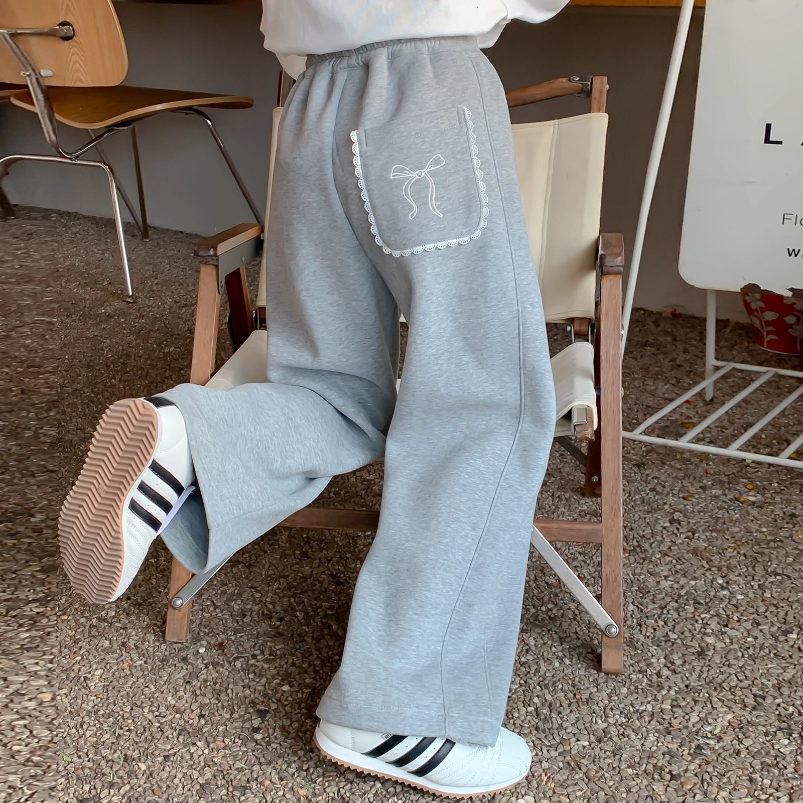 女童裤子春秋新款休闲裤韩版卫裤
