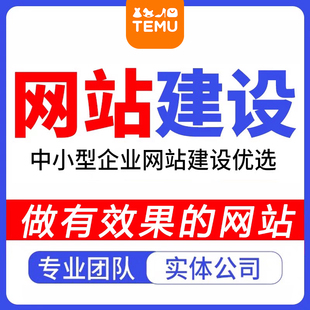 独立站TEMU店铺装修设计temu详情页定制主图海报优化产品上架拍摄