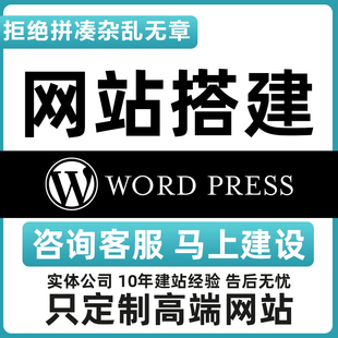 外贸WordPress网页海报主图设计网站建设二开WP首页模版 优化定制