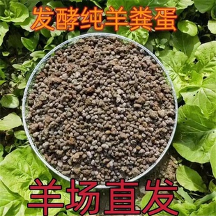 羊粪蛋颗粒羊粪发酵有机肥种菜专用肥料绿植花卉通用发酵有机肥