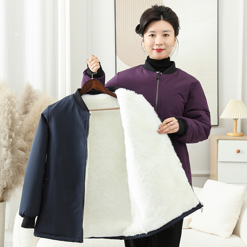 25年新款羊毛内胆羊皮毛一体皮衣加厚保暖羊皮袄冬季男女棉衣棉服