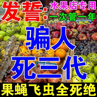 水果店灭果蝇蚊香神器苍蝇无味一