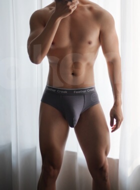 【Dhan线上商店】U型大囊袋三角裤纯色性感莫代尔薄款内裤