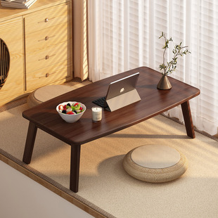 飘窗茶几窗台小桌子榻榻米茶桌日式禅意矮桌子坐地折叠小炕桌家用