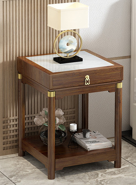 沙发边几客厅茶几小桌子轻奢茶桌边柜侧边柜家用小方桌角几置物架