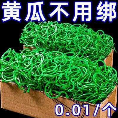 黄瓜西红柿豆角爬藤绑枝8字夹绿植蔬菜捆藤蔓专用固定夹吊秧夹