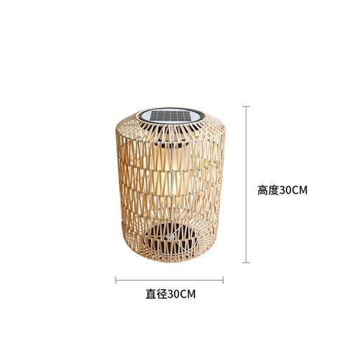 太阳能草坪灯户外防水景观庭院灯室外氛围灯藤编日式花园装饰灯,家装灯饰光源,景观庭院灯饰,淘宝优惠券,粉丝福利购,淘宝优惠卷