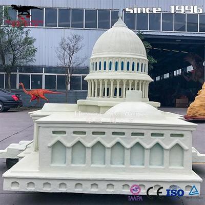 新款微缩景观模型著名白宫微模型适用于商场主题景区美陈引流