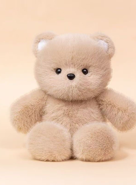 跑跑晚安跑步小熊睡觉兔子玩偶娃娃花猫公仔毛绒玩具女生生日礼物