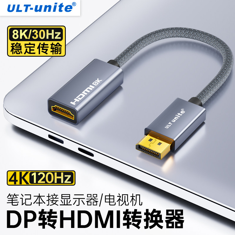 DP转HDMI转接头显卡外接显示器图片