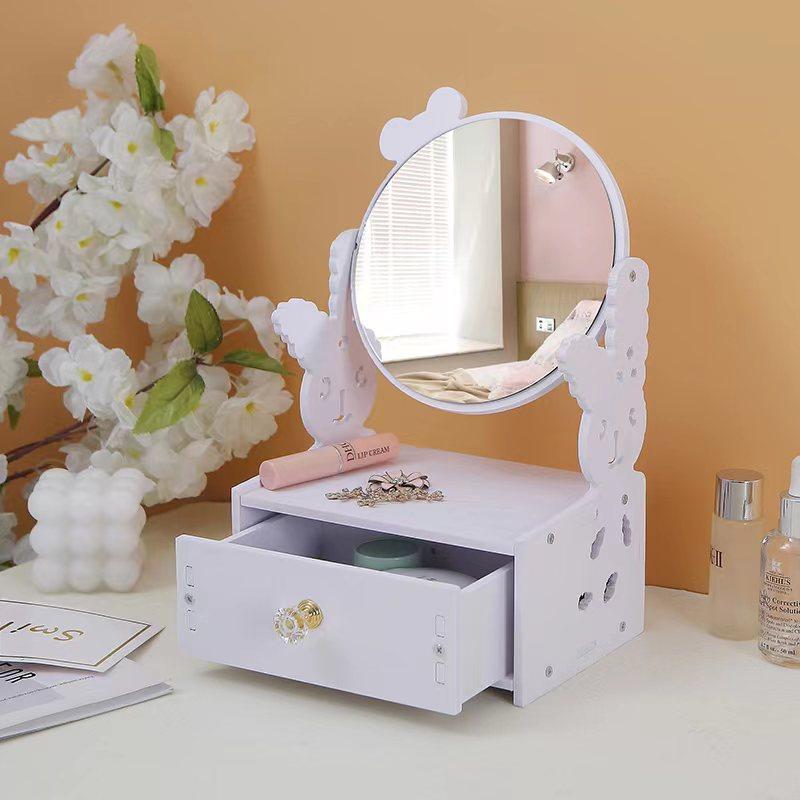 可旋转高清镜面带收纳