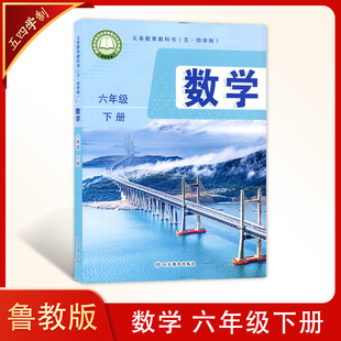 初中数学六年级下册义务教育教科书 54学制鲁教版 鲁教版 数学五四学制 社初中数学6六年级下册数学课本 2025年 山东教育出版 新改版