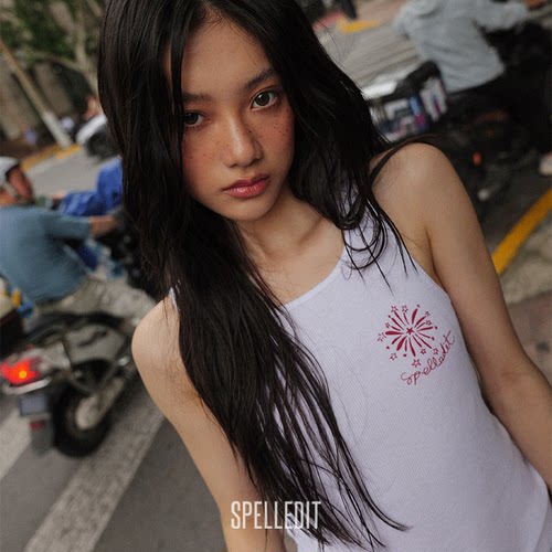 SPELLEDIT烟花修身背心