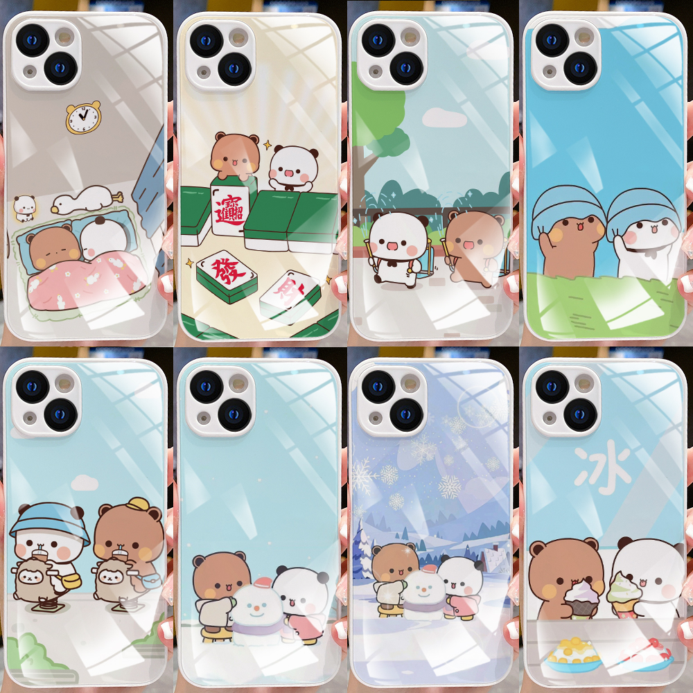 新款白色钢化玻璃硬壳布布一二手机壳任意机型定制适用苹果16/15/14/11213promax华为荣耀VIVOPPOiqo小米红米