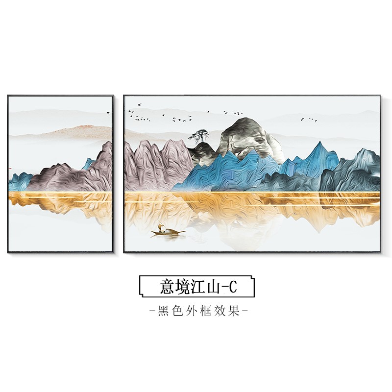 定做 经理 禅意 风景画 创意 背景墙