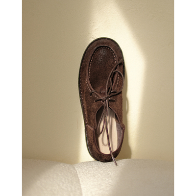 敦绿岛·小镇｜Small town厚底系带乐福鞋松弛感四季鞋