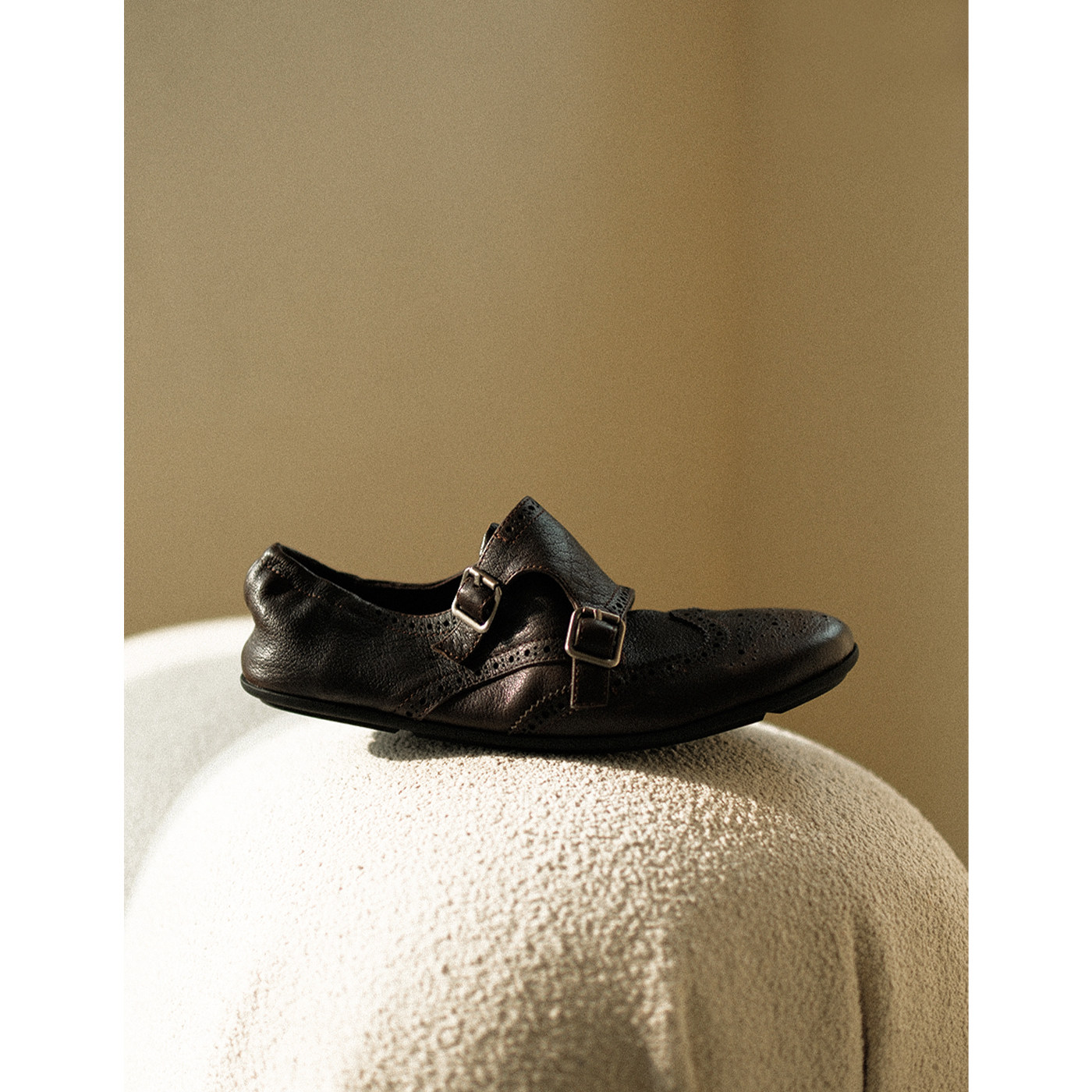 敦绿岛·孟克｜Monke平底英伦小皮鞋孟克复古单鞋,女鞋,浅口单鞋,淘宝优惠券,粉丝福利购,淘宝优惠卷