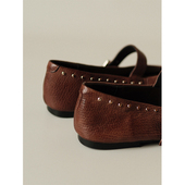 00上架 敦绿岛· 8.25号晚18 反叛少女平底铆钉芭蕾