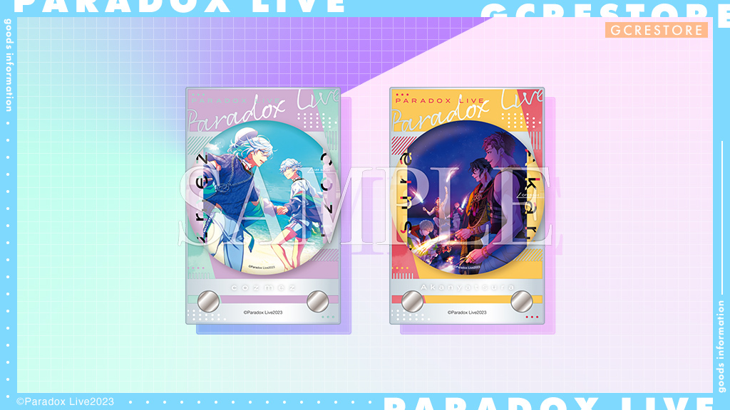 预定 Paradox Live PL TRUST 徽章吧唧支架套装 周边