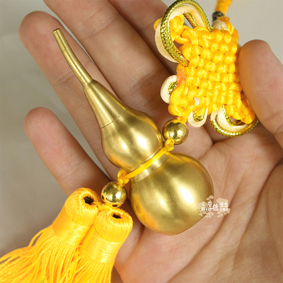 铜葫芦中国吉祥结挂件