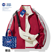 STUSY美式 飞行员夹克工装 复古2026春秋装 男款 双面穿外套 新款 NASA