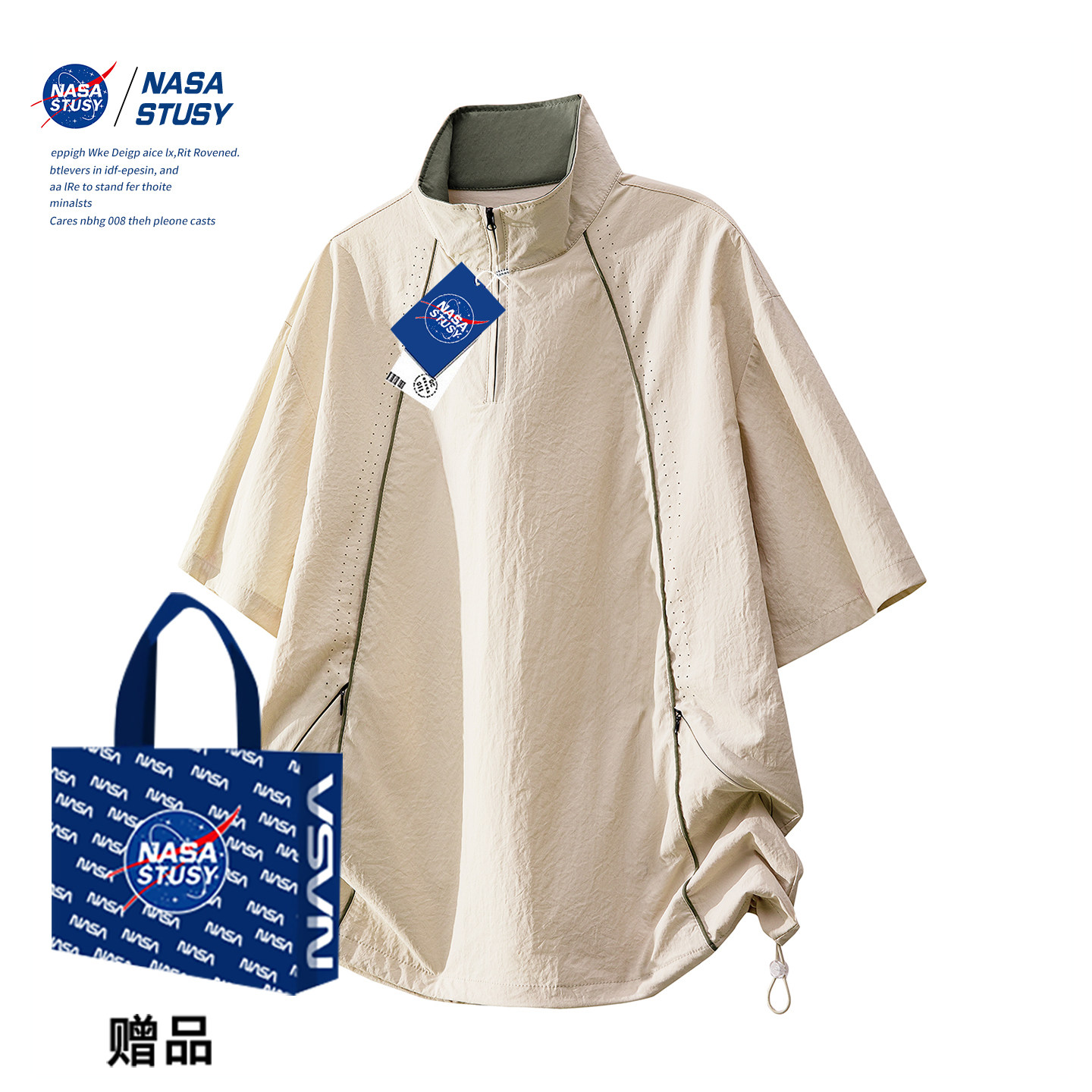NASA官方进口美式潮牌短袖T恤图片