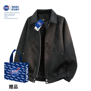 STUSY美式 情侣夹克工装 复古2026春秋装 男款 高级感外套 新款 NASA